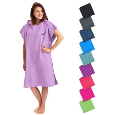 Fit-Flip Poncho de Plage Microfibre Adulte – pour se Changer - Publicité Fit-Flip Poncho de Plage Microfibre Adulte – pour se Changer - Publicité