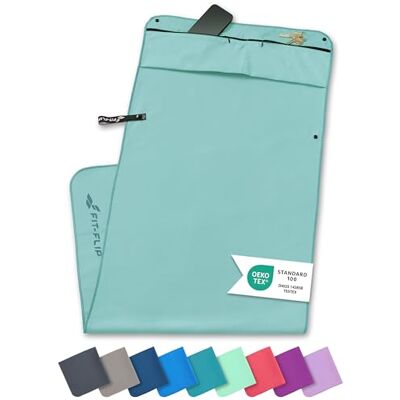 Fit-Flip Serviette de Fitness en Microfibre – pour Salle de Sport - Publicité Fit-Flip Serviette de Fitness en Microfibre – pour Salle de Sport - Publicité