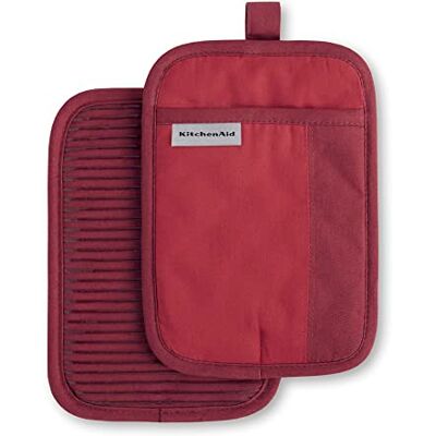 KitchenAid Beacon Lot de 2 maniques 17,8 x 25,4 cm Rouge passion, bordeaux - Publicité KitchenAid Beacon Lot de 2 maniques 17,8 x 25,4 cm Rouge passion, bordeaux - Publicité