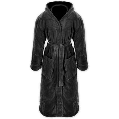 Gräfenstayn® Peignoir de Bain à Capuche en Polaire Douce Hommes & Femmes Tailles S-XXXL Différents Coloris Polaire Flanelle (L, Noir) - Publicité Gräfenstayn® Peignoir de Bain à Capuche en Polaire Douce Hommes & Femmes Tailles S-XXXL Différents Coloris Polaire Flanelle (L, Noir) - Publicité