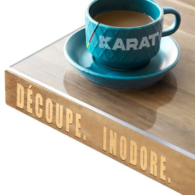 KARAT Nappe Transparente pour Table avec Bord biseauté 45° Protection Contre Les Rayures Taches pour Table Meuble Film de Protection en PVC étanche Crystal 1,6 mm Rectangulaire 140 x 195 cm - Publicité KARAT Nappe Transparente pour Table avec Bord biseauté 45° Protection Contre Les Rayures Taches pour Table Meuble Film de Protection en PVC étanche Crystal 1,6 mm Rectangulaire 140 x 195 cm - Publicité