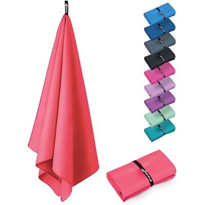 Fit-Flip Serviette Microfibre compacte, Ultra-légère et Rapidement sèche - Publicité Fit-Flip Serviette Microfibre compacte, Ultra-légère et Rapidement sèche - Publicité