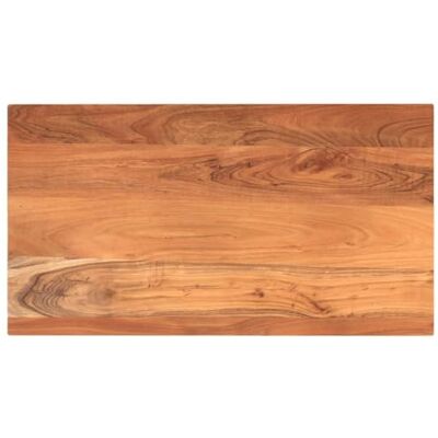 Tampo de Table Rectangulaire en Bois d’Acacia Massif - VIDAXL - Publicité Tampo de Table Rectangulaire en Bois d’Acacia Massif - VIDAXL - Publicité