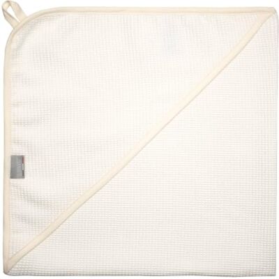Sevira Kids Cape de bain bébé en coton nid d'abeille 75 x 75 cm Made in France - Publicité Sevira Kids Cape de bain bébé en coton nid d'abeille 75 x 75 cm Made in France - Publicité