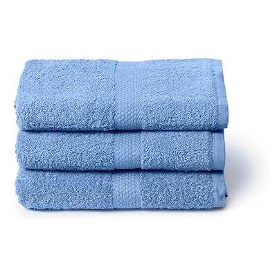 Caleffi Lot de Grandes Serviettes de Bain 3 x 55 x 105 cm Coton 100% Doux et absorbants, Visage et Usage Quotidien - Publicité Caleffi Lot de Grandes Serviettes de Bain 3 x 55 x 105 cm Coton 100% Doux et absorbants, Visage et Usage Quotidien - Publicité