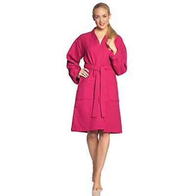 Vossen - Rom - Cranberry - S - Bathrobe - Publicité Vossen - Rom - Cranberry - S - Bathrobe - Publicité