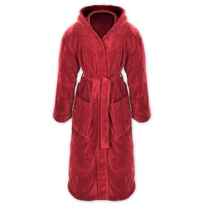 Gräfenstayn® Peignoir de Bain à Capuche en Polaire Douce Hommes & Femmes Tailles S-XXXL Différents Coloris Polaire Flanelle (XXXL, Bordeaux) - Publicité Gräfenstayn® Peignoir de Bain à Capuche en Polaire Douce Hommes & Femmes Tailles S-XXXL Différents Coloris Polaire Flanelle (XXXL, Bordeaux) - Publicité