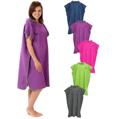 Fit-Flip Poncho de Surf Microfibre Femme et Homme serviette de poncho plage adulte, pour la Natation, de Bain, Cabine pour Piscine - Publicité Fit-Flip Poncho de Surf Microfibre Femme et Homme serviette de poncho plage adulte, pour la Natation, de Bain, Cabine pour Piscine - Publicité