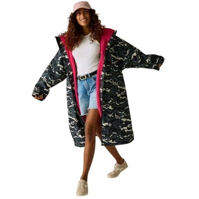 Regatta Outdoor Active Peignoir imperméable unisexe à langer – Camouflage noir/rose – SM - Publicité Regatta Outdoor Active Peignoir imperméable unisexe à langer – Camouflage noir/rose – SM - Publicité