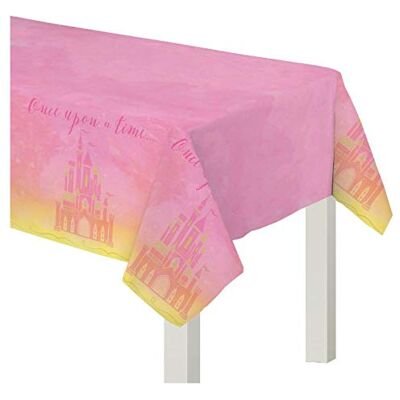 amscan 572357 Nappe de Table en Plastique Motif Princesse Disney Rose et Jaune 137 x 243 cm - Publicité amscan 572357 Nappe de Table en Plastique Motif Princesse Disney Rose et Jaune 137 x 243 cm - Publicité