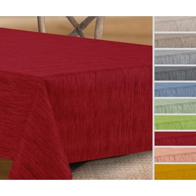 BEAUTEX Toile cirée nappe rectangulaire, Georginias, nappe ronde/ovale, lavable, couleur et taille au choix Eckig 240x140 cm Rot - Publicité BEAUTEX Toile cirée nappe rectangulaire, Georginias, nappe ronde/ovale, lavable, couleur et taille au choix Eckig 240x140 cm Rot - Publicité
