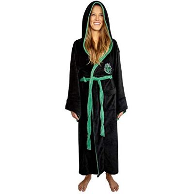 Groovy Uk Hommes Harry Potter Slytherin Toison Peignoir, Taille Unique - Publicité Groovy Uk Hommes Harry Potter Slytherin Toison Peignoir, Taille Unique - Publicité