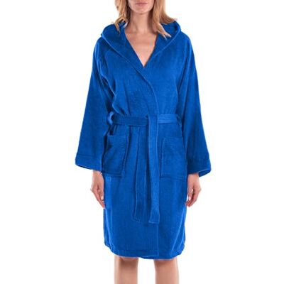 Caleffi – Peignoir Bain Homme et Femme en 100% coton, doux, absorbant et respirant, avec capuche, ceinture et poches – Parfait pour la salle de bain, le spa ou le sauna Robe Chambre Femme - Publicité Caleffi – Peignoir Bain Homme et Femme en 100% coton, doux, absorbant et respirant, avec capuche, ceinture et poches – Parfait pour la salle de bain, le spa ou le sauna Robe Chambre Femme - Publicité