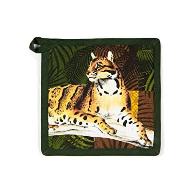 Excelsa Leopard Manique de Cuisine, 20 x 20 cm, Doublure 100% Coton, Rembourrage en Polyester - Publicité Excelsa Leopard Manique de Cuisine, 20 x 20 cm, Doublure 100% Coton, Rembourrage en Polyester - Publicité