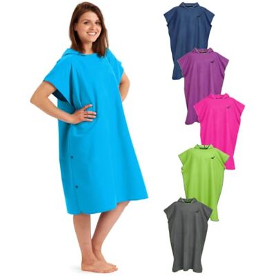 Fit-Flip Poncho de Surf Microfibre Femme et Homme serviette de poncho plage adulte, pour la Natation, de Bain, Cabine pour Piscine - Publicité Fit-Flip Poncho de Surf Microfibre Femme et Homme serviette de poncho plage adulte, pour la Natation, de Bain, Cabine pour Piscine - Publicité