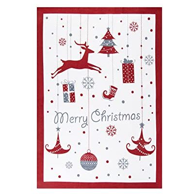 Excelsa 65432 Torchon à Vaisselle Merry Christmas 50 x 70 cm Coton - Publicité Excelsa 65432 Torchon à Vaisselle Merry Christmas 50 x 70 cm Coton - Publicité