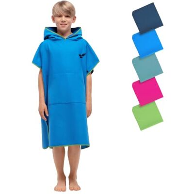 Fit-Flip Poncho de Plage Microfibre Enfants pour se Changer - Publicité Fit-Flip Poncho de Plage Microfibre Enfants pour se Changer - Publicité