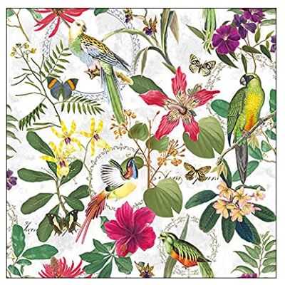 Ambiente 20 Serviettes Papier Jungle Tropical 33CM - Publicité Ambiente 20 Serviettes Papier Jungle Tropical 33CM - Publicité