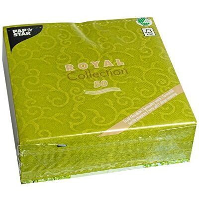 PAPSTAR Modèle #84883 - Serviettes en papier vert olive - Publicité PAPSTAR Modèle #84883 - Serviettes en papier vert olive - Publicité