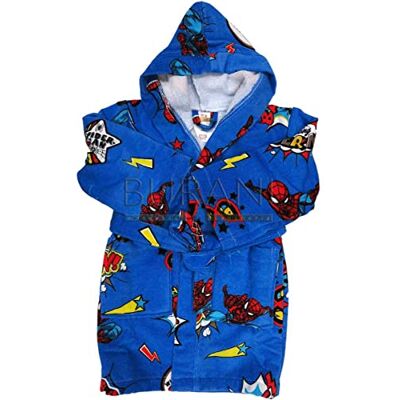 Caleffi Peignoir Spiderman Power Enfant 6 ans - Publicité Caleffi Peignoir Spiderman Power Enfant 6 ans - Publicité