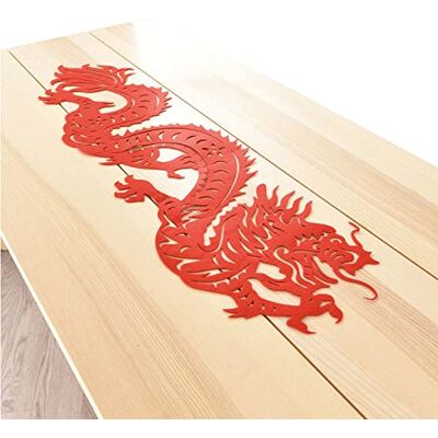 amscan 9913294 – Chemin de Table en Feutre Motif Dragon Rouge 1,29 m - Publicité amscan 9913294 – Chemin de Table en Feutre Motif Dragon Rouge 1,29 m - Publicité