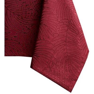 AmeliaHome Gaia - burgundy ronde en polyester pour table - Publicité AmeliaHome Gaia - burgundy ronde en polyester pour table - Publicité