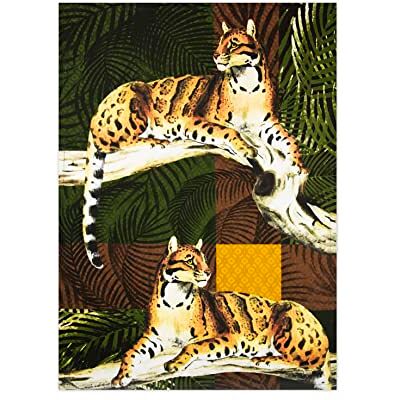 Excelsa Léopard torchon de Cuisine, 100% Coton, 70 x 50 cm, avec boutonnière - Publicité Excelsa Léopard torchon de Cuisine, 100% Coton, 70 x 50 cm, avec boutonnière - Publicité