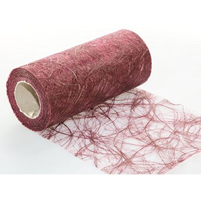 Unbekannt 25 m x 20 cm Sizoweb chemin de table - Rouge bordeaux - Publicité Unbekannt 25 m x 20 cm Sizoweb chemin de table - Rouge bordeaux - Publicité
