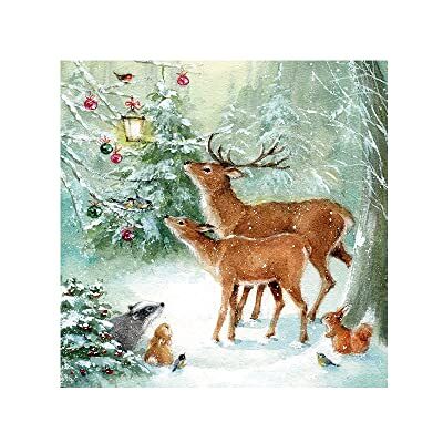 Ambiente Serviette « Fête de Noël dans la forêt » 20 pièces - Publicité Ambiente Serviette « Fête de Noël dans la forêt » 20 pièces - Publicité