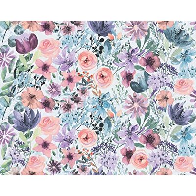 d-c-fix nappe toile cirée rectangulaire Floria 150 cm ronde nappe imperméable et anti tache style vintage pour table de cuisine, salle à manger ou jardin – contact alimentaire - Publicité d-c-fix nappe toile cirée rectangulaire Floria 150 cm ronde nappe imperméable et anti tache style vintage pour table de cuisine, salle à manger ou jardin – contact alimentaire - Publicité