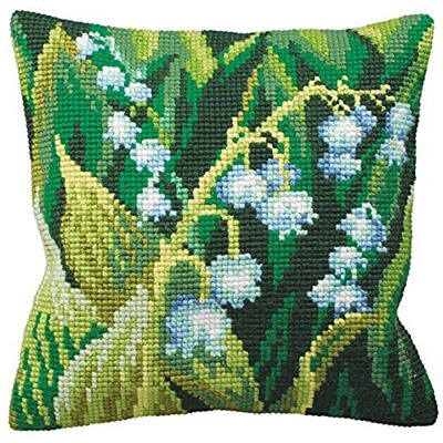 ART 5120 Muguet Gauche Kit de Coussin Gros Trous Coton Multicolore 50 x 45 x 0,1 cm - Publicité ART 5120 Muguet Gauche Kit de Coussin Gros Trous Coton Multicolore 50 x 45 x 0,1 cm - Publicité