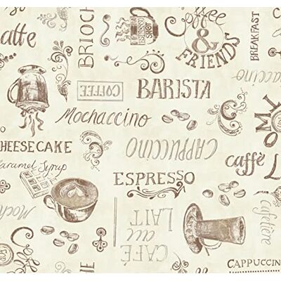 d-c-fix nappe toile cirée rectangulaire Ristretto crème 140 cm x 110 cm eckig – nappe imperméable et anti tache style vintage pour table de cuisine, salle à manger ou jardin – contact alimentaire - Publicité d-c-fix nappe toile cirée rectangulaire Ristretto crème 140 cm x 110 cm eckig – nappe imperméable et anti tache style vintage pour table de cuisine, salle à manger ou jardin – contact alimentaire - Publicité