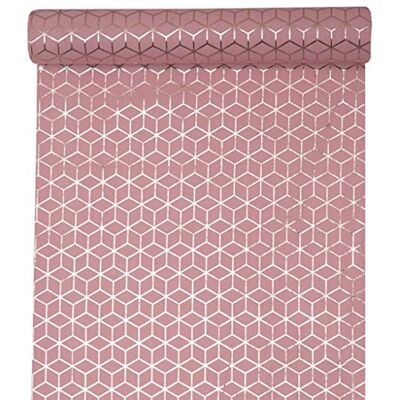 Santex Chemin de table en coton cuivre 28 cm x 3 m Rose Taille Unique - Publicité Santex Chemin de table en coton cuivre 28 cm x 3 m Rose Taille Unique - Publicité