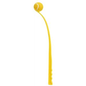 ZOOPIZ Lanceur de Balle pour Chien avec Balle Incluse – Jouet interactif Lance Balle Chien intérieur/extérieur – Poignée Ergonomique – Lance Balle pour Chien (Jaune) - Publicité ZOOPIZ Lanceur de Balle pour Chien avec Balle Incluse – Jouet interactif Lance Balle Chien intérieur/extérieur – Poignée Ergonomique – Lance Balle pour Chien (Jaune) - Publicité