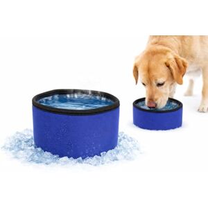 Gamelle pour chien Flamingo Fresk - Réfrigérée, 16x10cm, Bleu - Publicité Gamelle pour chien Flamingo Fresk - Réfrigérée, 16x10cm, Bleu - Publicité