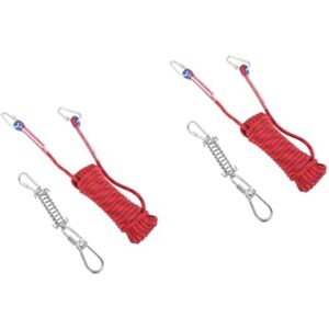 minkissy Lot de 2 laisses d'activités de plein air pour chien Sangle de promenade pour chien Laisse de dressage pour chien Laisse de camping Chaîne de course pour chien Corde en coton - - Publicité