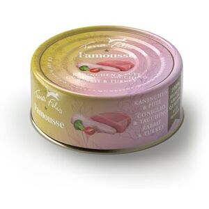 Terra Felis Nourriture humide multi-protéines pour lapins et dinde, 80 g, 100% qualité alimentaire pour toutes les matières premières, haute acceptation, 90% de viande, sans céréales, aliment - Publicité Terra Felis Nourriture humide multi-protéines pour lapins et dinde, 80 g, 100% qualité alimentaire pour toutes les matières premières, haute acceptation, 90% de viande, sans céréales, aliment - Publicité