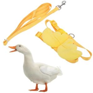 Pssopp Harnais de Canard et Harnais de Marche de Poulet Réglable en Plomb Gilet Respirant pour Animaux de Compagnie pour la Marche de Formation de Poule de Poulet de Canard(Jaune M) - Publicité Pssopp Harnais de Canard et Harnais de Marche de Poulet Réglable en Plomb Gilet Respirant pour Animaux de Compagnie pour la Marche de Formation de Poule de Poulet de Canard(Jaune M) - Publicité