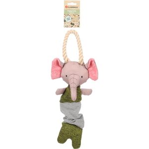FLAMINGO Jouet pour Chiots Labrador, Beagle, Bulldog et Border Collie Éléphant Britty Vert avec Corde, Douceur et Divertissement - Publicité FLAMINGO Jouet pour Chiots Labrador, Beagle, Bulldog et Border Collie Éléphant Britty Vert avec Corde, Douceur et Divertissement - Publicité