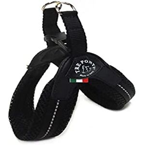 Tre Ponti T220-3.5b - noir - petit - maille - harnais pour chien - Publicité Tre Ponti T220-3.5b - noir - petit - maille - harnais pour chien - Publicité