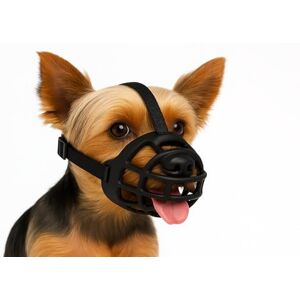 FLAMINGO Museliere pour Chiens – Muzzle Benzo Noir – Taille XS – Silicone Souple – Sangles Réglables – Sécurité et Confort - Publicité FLAMINGO Museliere pour Chiens – Muzzle Benzo Noir – Taille XS – Silicone Souple – Sangles Réglables – Sécurité et Confort - Publicité