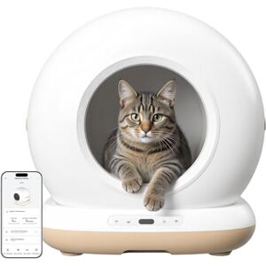 AstroPet 72 L Litiere Chat Autonettoyante,Litière Autonettoyante Contrôle APP,Anti-fuites/Pincement/Odeur,Stérilisation UV, Litière Automatique pour Plusieurs Chats - Publicité AstroPet 72 L Litiere Chat Autonettoyante,Litière Autonettoyante Contrôle APP,Anti-fuites/Pincement/Odeur,Stérilisation UV, Litière Automatique pour Plusieurs Chats - Publicité