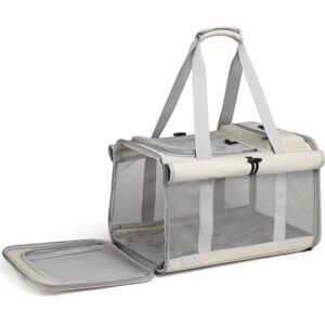 Kiepoar Sac de Transport pour Chat Chien 8kg, Sac Bandoulière Porté Transporteur Souple pour Petit Animal, Portable Pliable Spacieux et Respirant, Caisse Léger pour Voyage Airline Approuvé - Publicité Kiepoar Sac de Transport pour Chat Chien 8kg, Sac Bandoulière Porté Transporteur Souple pour Petit Animal, Portable Pliable Spacieux et Respirant, Caisse Léger pour Voyage Airline Approuvé - Publicité