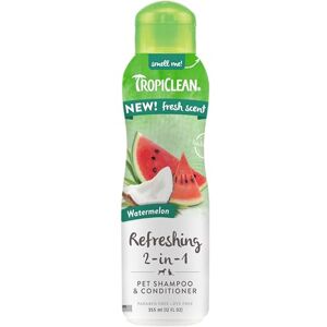 TropiClean Pastèque Shampooing et Après-shampoing 2-en-1 pour Chiens - Publicité TropiClean Pastèque Shampooing et Après-shampoing 2-en-1 pour Chiens - Publicité