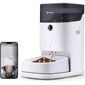PETGUGU Intelligent Distributeur Croquettes Chat Automatique Chien Gamelle Chat Automatique de 3,5 L avec Appel Vidéo et Bol en Céramique Programmation Horaire Contrôlé par Application - Publicité PETGUGU Intelligent Distributeur Croquettes Chat Automatique Chien Gamelle Chat Automatique de 3,5 L avec Appel Vidéo et Bol en Céramique Programmation Horaire Contrôlé par Application - Publicité