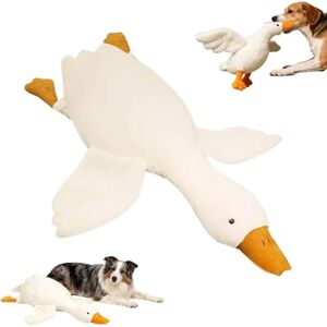 EHOTER Canard blanc en peluche indestructible pour chiens de petite, moyenne et grande taille (70 cm) - Publicité EHOTER Canard blanc en peluche indestructible pour chiens de petite, moyenne et grande taille (70 cm) - Publicité