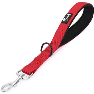 PETTOM Laisse Courte Chien en Nylon, Laisse pour Chien avec Poignée Rembourrée pour Contrôle Rapproché et Promenade, Rouge, 32cm - Publicité PETTOM Laisse Courte Chien en Nylon, Laisse pour Chien avec Poignée Rembourrée pour Contrôle Rapproché et Promenade, Rouge, 32cm - Publicité