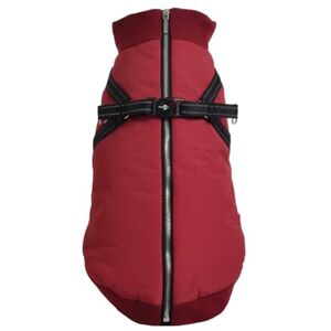 Bobby Safe Manteau pour Chien avec Harnais intégré Taille Dos 38 cm intérieur Polaire Fermeture éclair supérieure réfléchissant Bordeaux - Publicité Bobby Safe Manteau pour Chien avec Harnais intégré Taille Dos 38 cm intérieur Polaire Fermeture éclair supérieure réfléchissant Bordeaux - Publicité