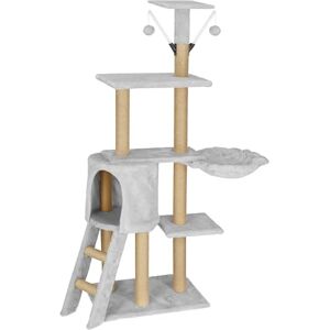 SPRINGOS Arbre à chat Niche pour chat Surface de couchage Pompons de jeu Plateformes 136 cm - Publicité SPRINGOS Arbre à chat Niche pour chat Surface de couchage Pompons de jeu Plateformes 136 cm - Publicité