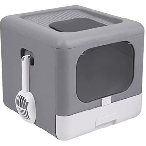 BingoPaw Bac à Litière Fermée Pliable: Maison de Toilette Grande Taille Chat Anti Odeur Portable avec Tiroir et Pelle 43x40.5x37.5cm - Publicité BingoPaw Bac à Litière Fermée Pliable: Maison de Toilette Grande Taille Chat Anti Odeur Portable avec Tiroir et Pelle 43x40.5x37.5cm - Publicité